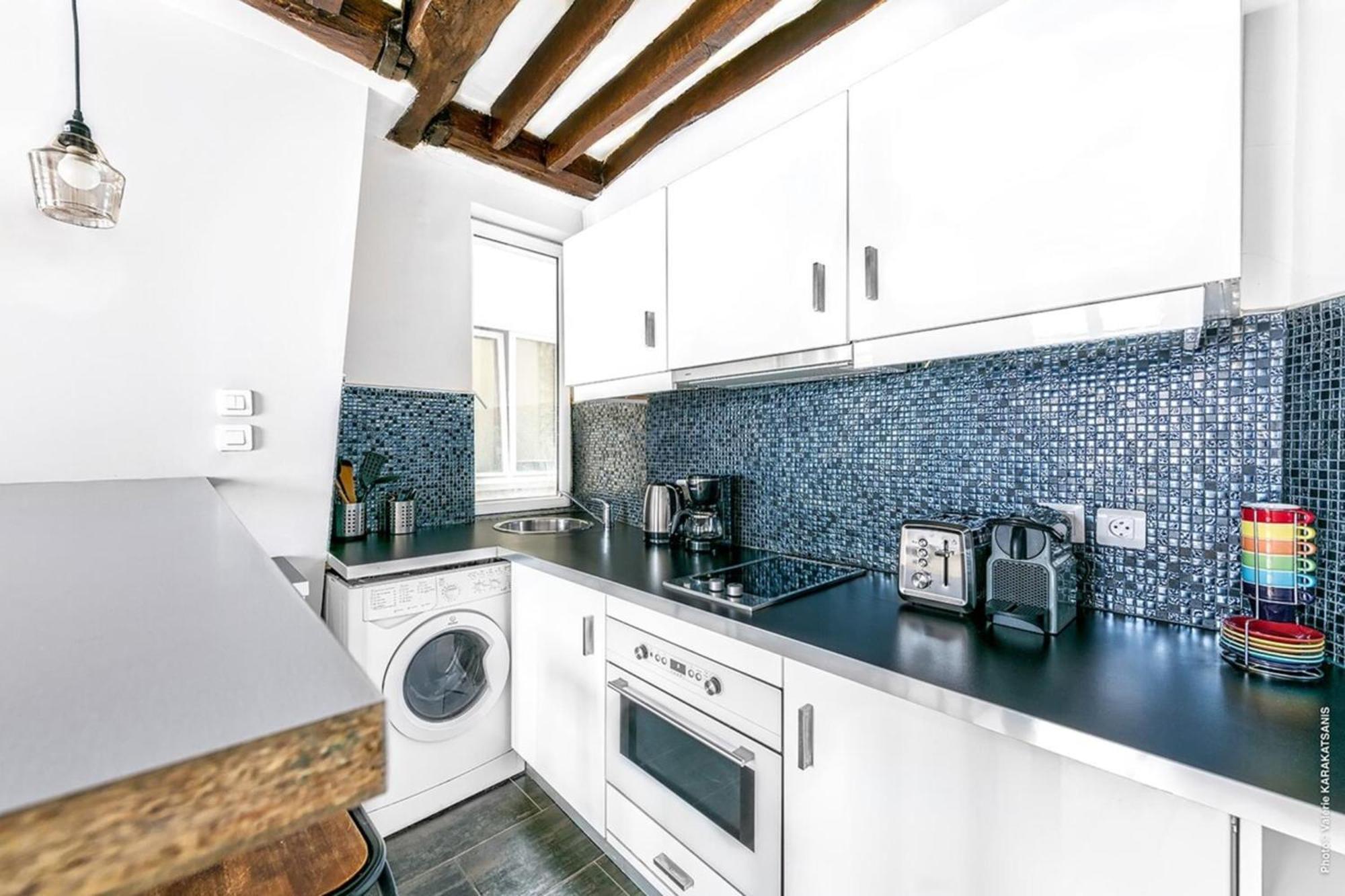 Apartament Pompidou - Archives 1Bdr Paryż Zewnętrze zdjęcie